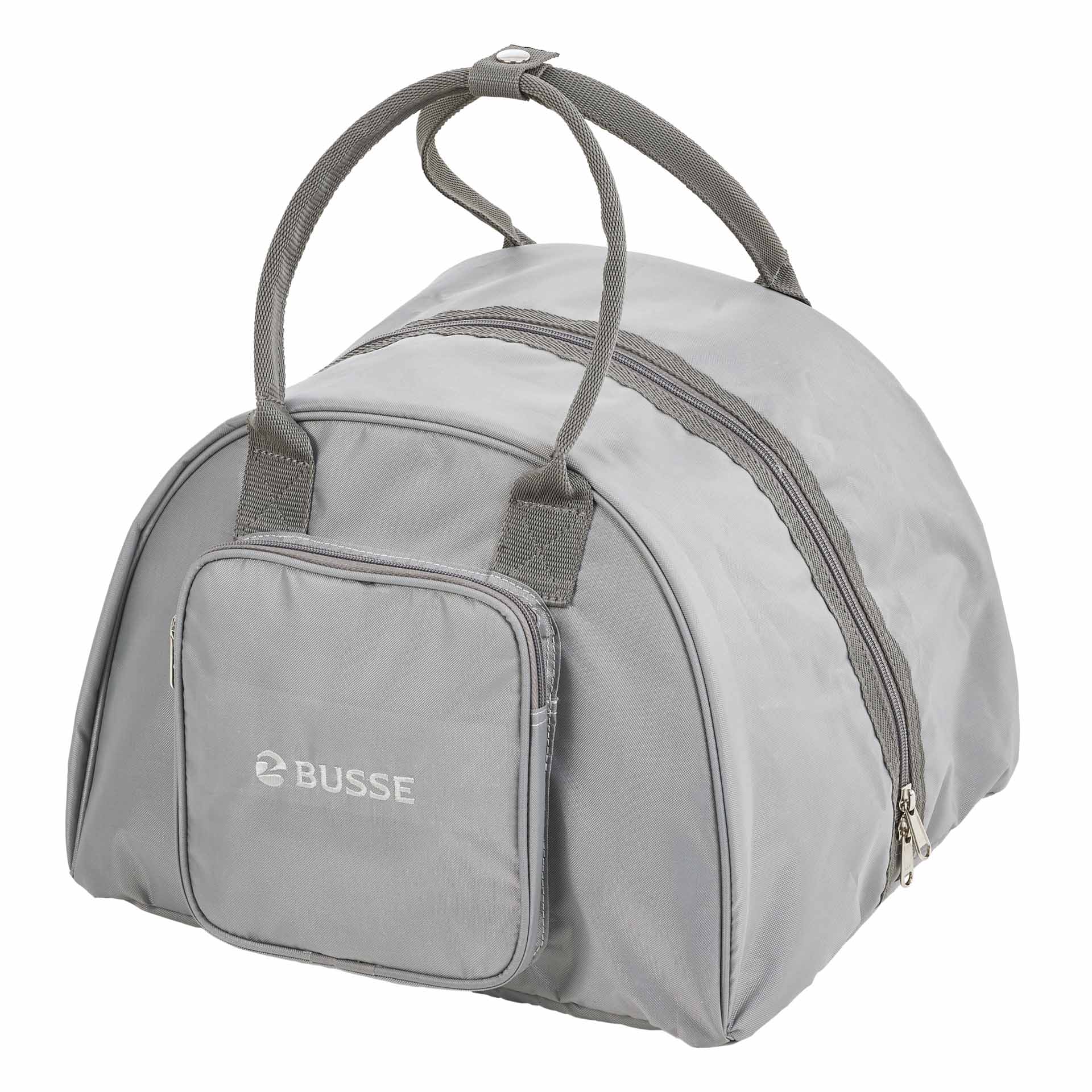 BUSSE Väska för ridhjälm RIO 35x29x25 grå/grå