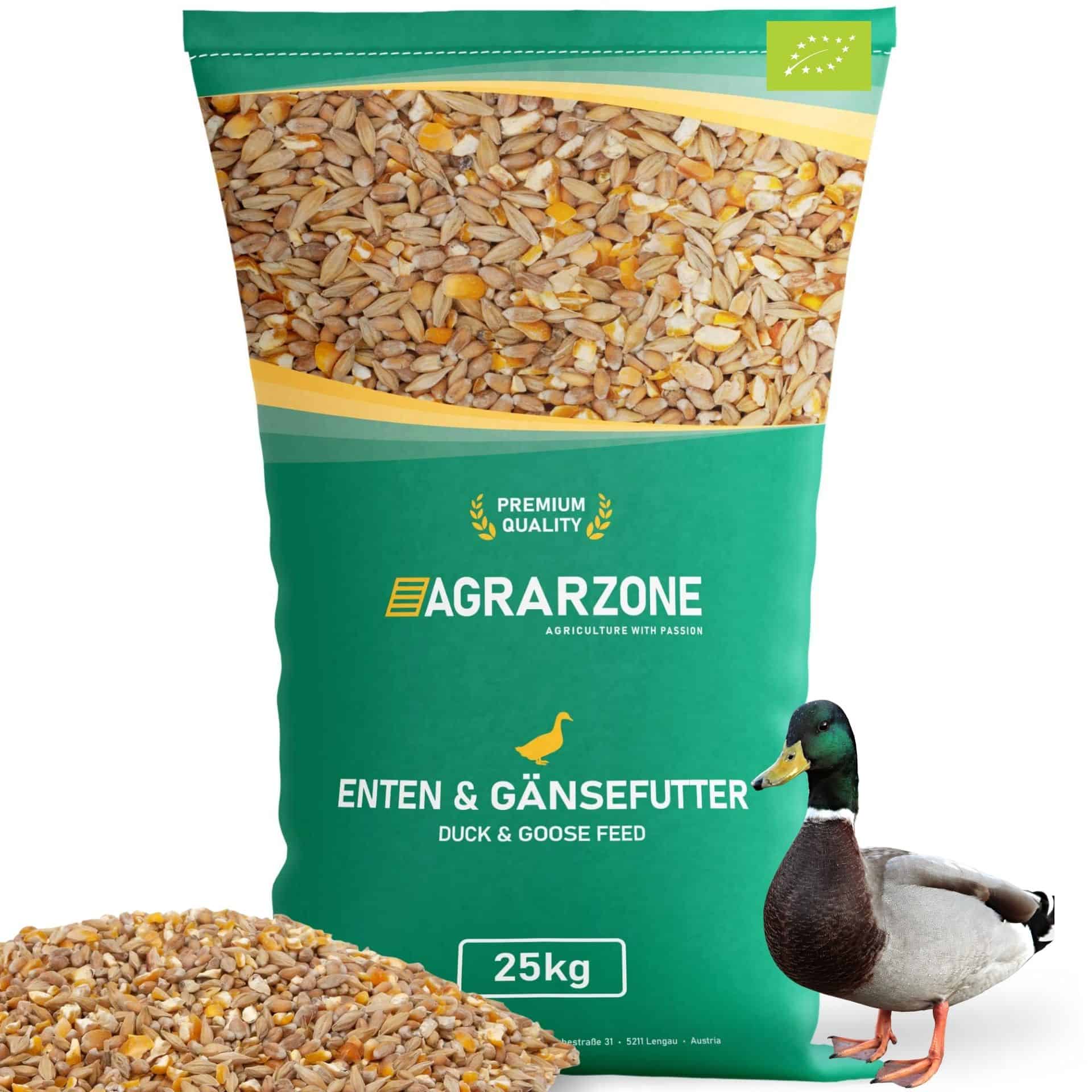 Agrarzone ekologiskt ankfoder & foderkorn för gåsar 25 kg