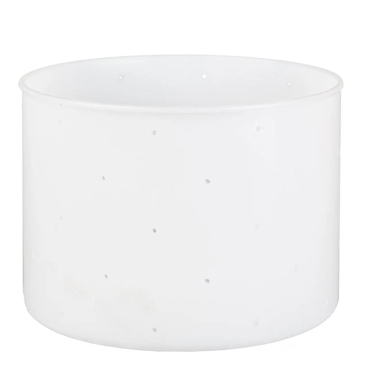 Milky Circular form with cover and bottom, Ø 200mm