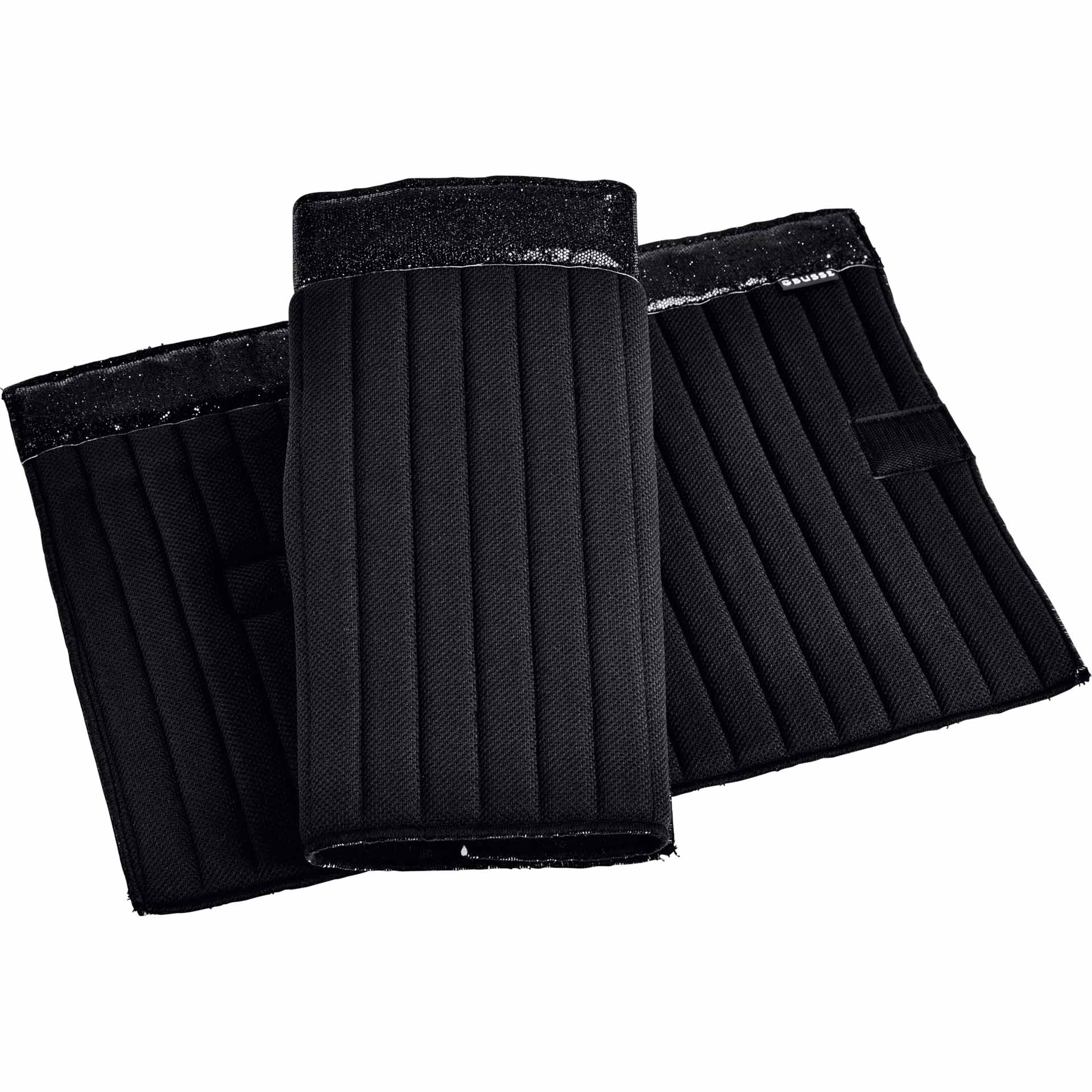 BUSSE Bandageplattor CLASSIC GLITTER 33x45 svart/svart