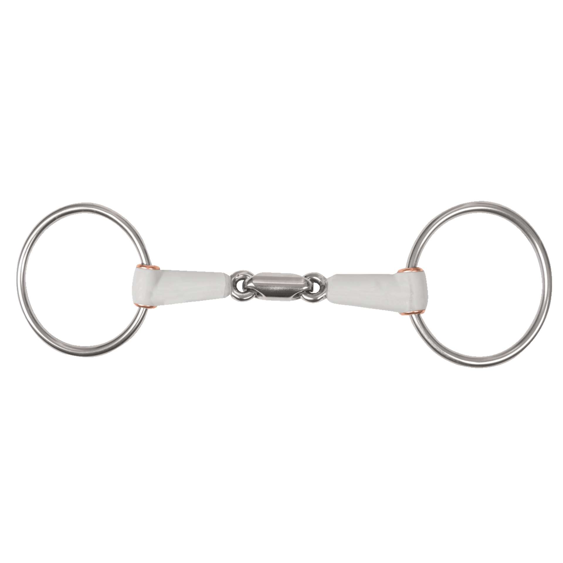 beris Snaffle, double jointed, 7.5cm ring medium 12.5 cm