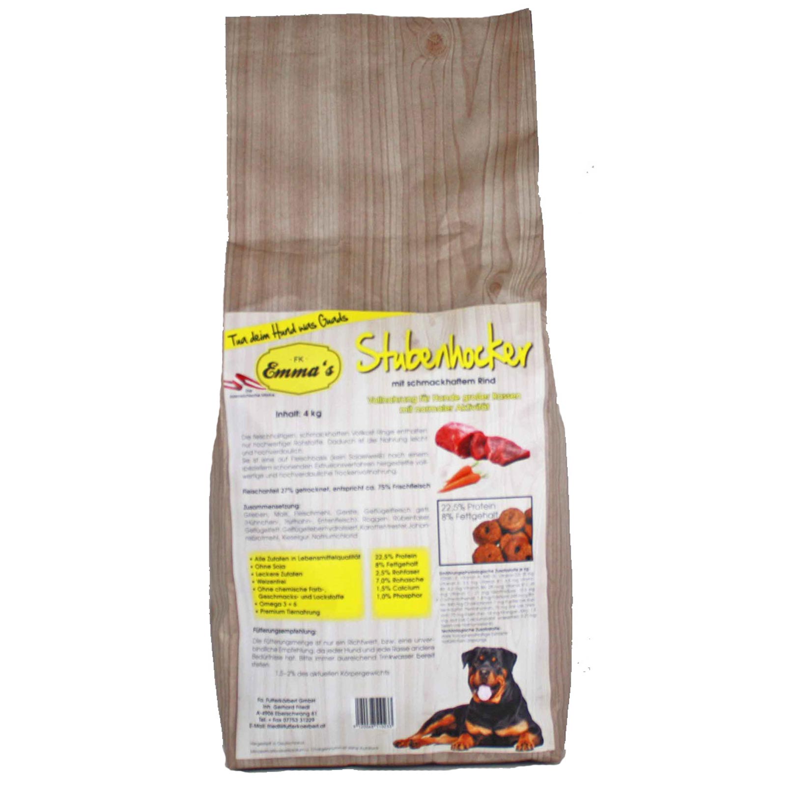 Emmas hundfoder couch potato torrfoder 4 kg